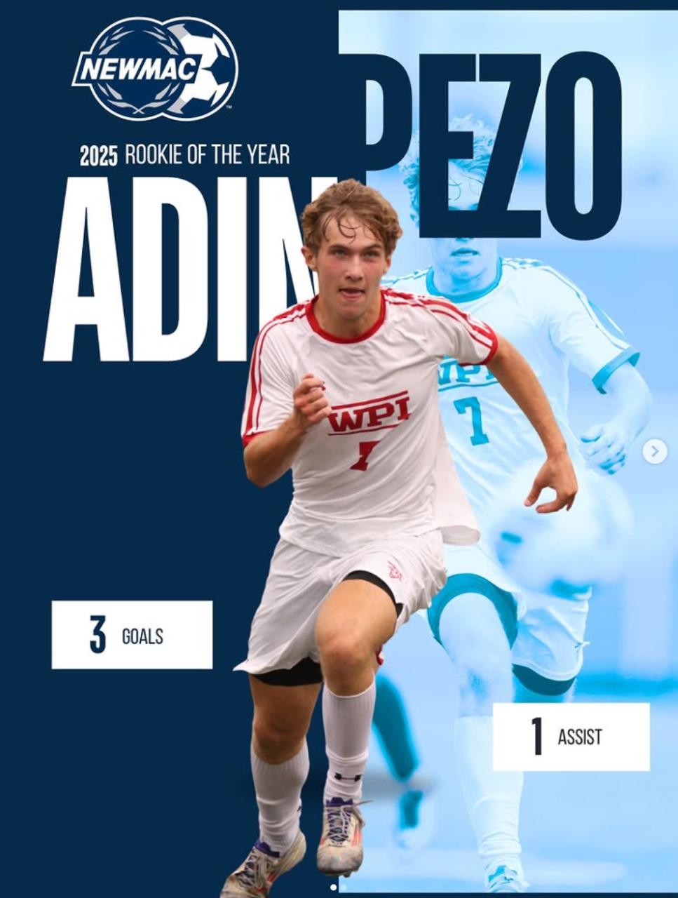 Adin Pezo Rookie of the Year award